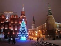 фото елки в москве новогодние